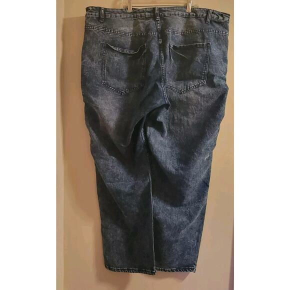 Big Men Jeans Encrypted Supply Company Acid Washed Size 46x30 Good Condition - Picture 5 of 7